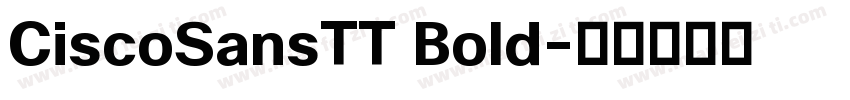 CiscoSansTT Bold字体转换